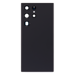 Back Cover With Camera Lens Compatible for Samsung Galaxy S23 Ultra 5G - Phantom Black
