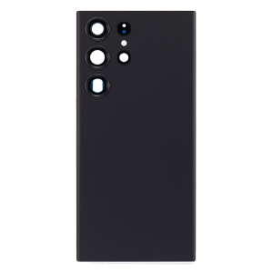 Back Cover With Camera Lens Compatible for Samsung Galaxy S23 Ultra 5G - Phantom Black