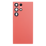 Back Cover With Camera Lens Compatible for Samsung Galaxy S23 Ultra 5G - Red