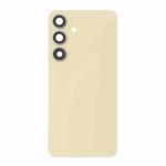 Back Cover With Camera Lens Compatible for Samsung Galaxy S24 Plus 5G - Amber Yellow