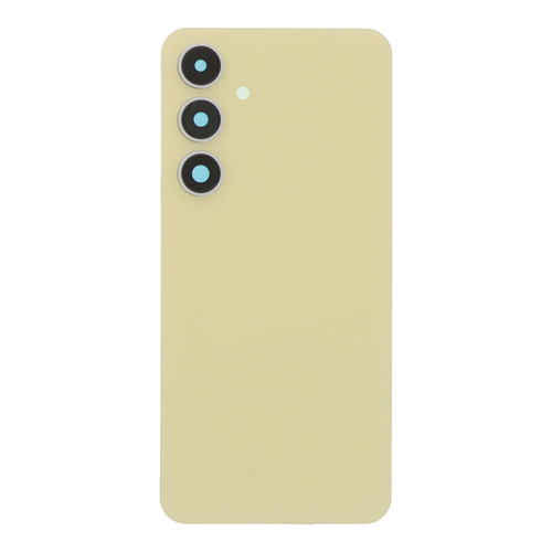 Back Cover With Camera Lens Compatible for Samsung Galaxy S24 FE 5G - Yellow