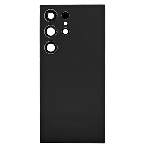 Back Cover With Camera Lens Compatible for Samsung Galaxy S24 Ultra 5G - Titanium Black