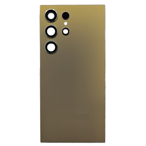 Back Cover With Camera Lens Compatible for Samsung Galaxy S24 Ultra 5G - Titanium Gray