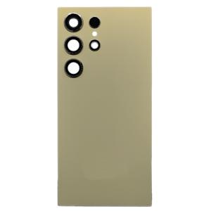 Back Cover With Camera Lens Compatible for Samsung Galaxy S24 Ultra 5G - Titanium Yellow