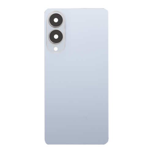 Back Cover With Camera Lens Compatible for Samsung Galaxy S25 Edge - Titanium Icyblue