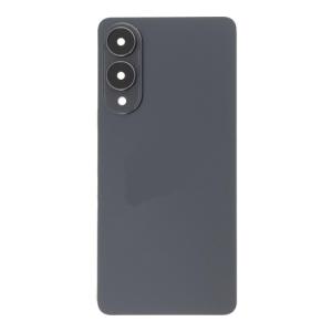 Back Cover With Camera Lens Compatible for Samsung Galaxy S25 Edge - Titanium Jetblack