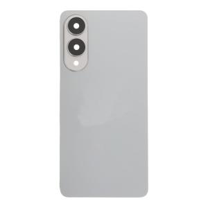 Back Cover With Camera Lens Compatible for Samsung Galaxy S25 Edge - Titanium Silver
