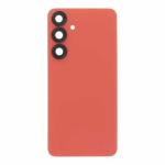 Back Cover With Camera Lens Compatible for Samsung Galaxy S25 Plus 5G - Coral Red