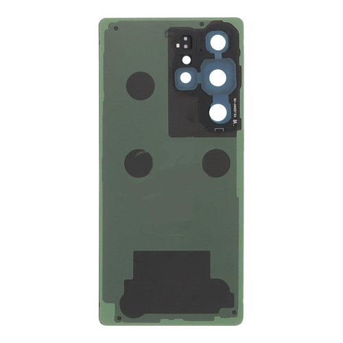 Back Cover With Camera Lens Compatible for Samsung Galaxy S25 Ultra 5G - Titanium Jetblack