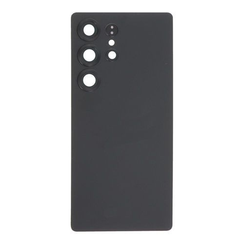 Back Cover With Camera Lens Compatible for Samsung Galaxy S25 Ultra 5G - Titanium Black