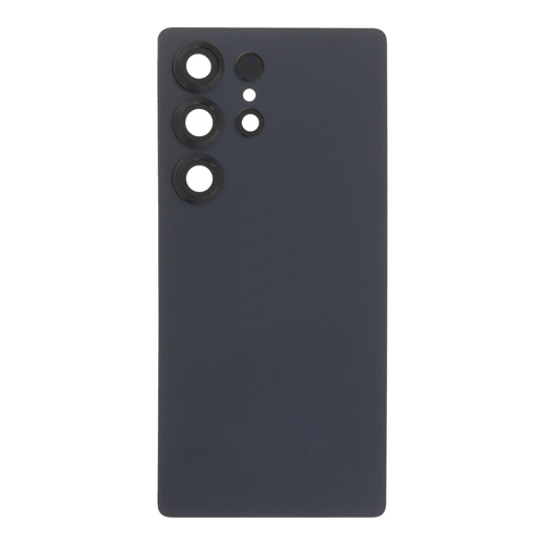 Back Cover With Camera Lens Compatible for Samsung Galaxy S25 Ultra 5G - Titanium Jetblack