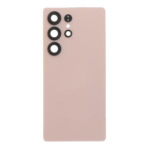 Back Cover With Camera Lens Compatible for Samsung Galaxy S25 Ultra 5G - Titanium Pinkgold