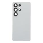 Back Cover With Camera Lens Compatible for Samsung Galaxy S25 Ultra 5G - Titanium Whitesilver