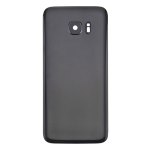Back Cover With Camera Lens Compatible for Samsung Galaxy S7 Edge - Black
