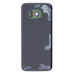 Back Cover With Camera Lens Compatible for Samsung Galaxy S7 Edge - Silver