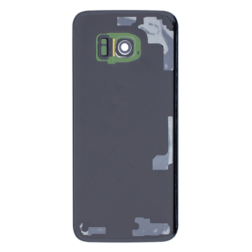 Back Cover With Camera Lens Compatible for Samsung Galaxy S7 Edge - Black