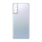 Back Cover With Camera Lens Compatible for Samsung Galaxy S21 Plus 5G - Silver