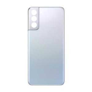 Back Cover With Camera Lens Compatible for Samsung Galaxy S21 Plus 5G - Silver