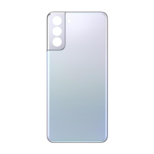 Back Cover With Camera Lens Compatible for Samsung Galaxy S21 Plus 5G - Silver