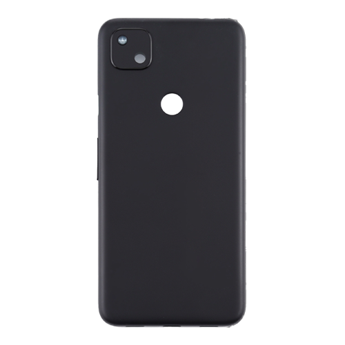 Back Cover with Camera Lens Compatible for Google Pixel 4a - Black