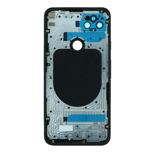 Back Cover with Camera Lens Compatible for Google Pixel 5 - Black