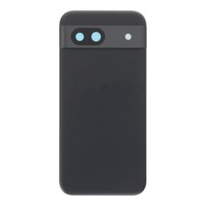 Back Cover with Camera Lens Compatible for Google Pixel 8a (PULL / A) - Obsidian Black