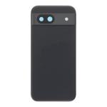 Back Cover with Camera Lens Compatible for Google Pixel 8a - Obsidian Black