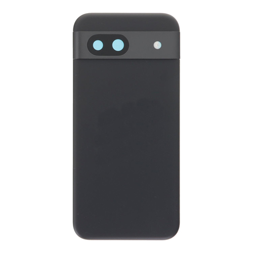 Back Cover with Camera Lens Compatible for Google Pixel 8a - Obsidian Black