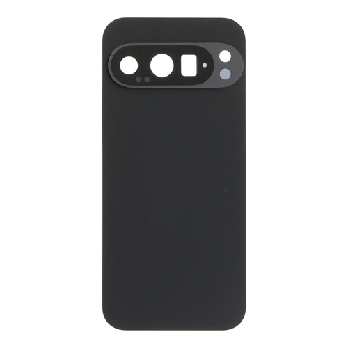 Back Cover with Camera Lens Compatible for Google Pixel 9 Pro - Obsidian Black