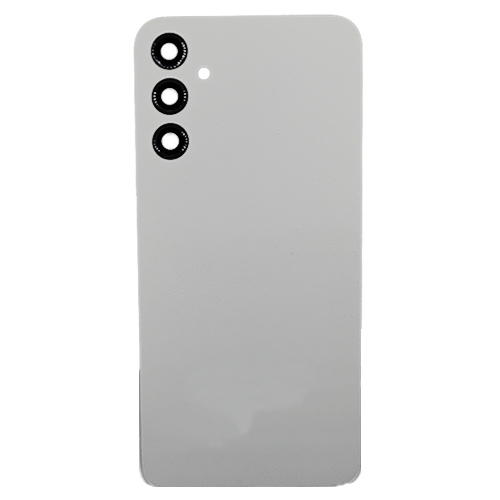 Back Cover with Camera Lens Compatible for Samsung Galaxy A24 (A245 / 2023) - Silver