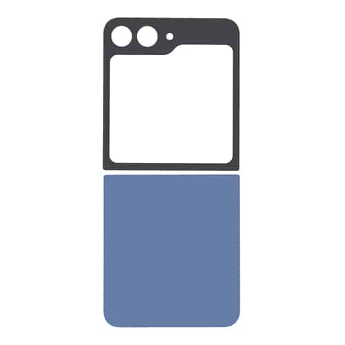 Back Cover with Camera Lens Compatible for Samsung Galaxy Z Flip 5 5G - Blue