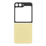 Back Cover with Camera Lens Compatible for Samsung Galaxy Z Flip 6 5G - Yellow