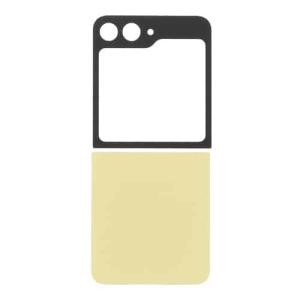 Back Cover with Camera Lens Compatible for Samsung Galaxy Z Flip 6 5G - Yellow