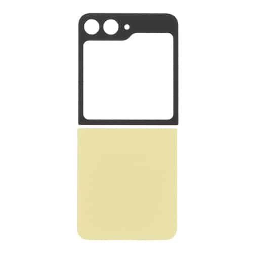 Back Cover with Camera Lens Compatible for Samsung Galaxy Z Flip 6 5G - Yellow