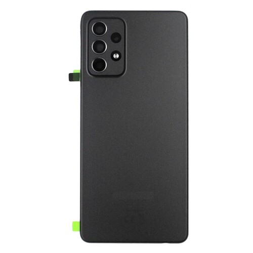 Back Cover With Camera Lens Compatible for Samsung Galaxy A72 (A725 / 2021) - Black
