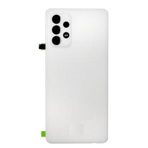 Back Cover With Camera Lens Compatible for Samsung Galaxy A52 (A525 / 2021) / A52 5G (A526 / 2021) - White