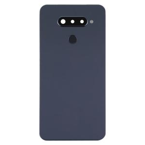 Back Cover with Camera Lens and Fingerprint Scanner Flex Compatible for LG Q70 (US Version) - Black