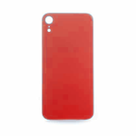 Back Glass Compatible for iPhone XR (Large Camera Hole) - Red