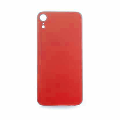 Back Glass Compatible for iPhone XR (Large Camera Hole) - Red