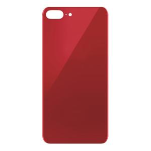 Back Glass Compatible for iPhone 8 Plus (Large Camera Hole) - Red