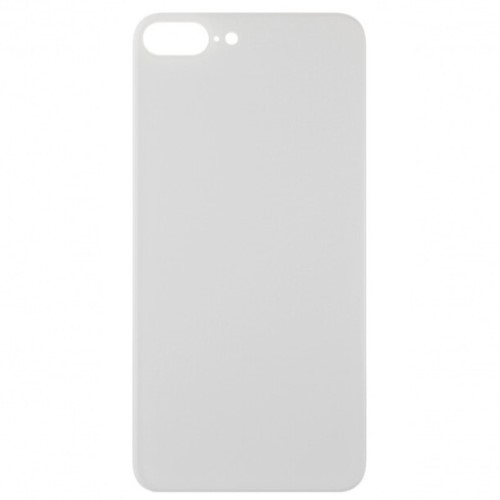 Back Glass Compatible for iPhone 8 Plus (Large Camera Hole) - White