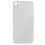 Back Glass Compatible for iPhone SE (2020) (Large Camera Hole) - White