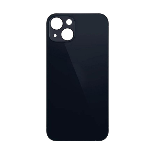 Back Glass Compatible for iPhone 13 Mini (Large Camera Hole) (Aftermarket) - Midnight