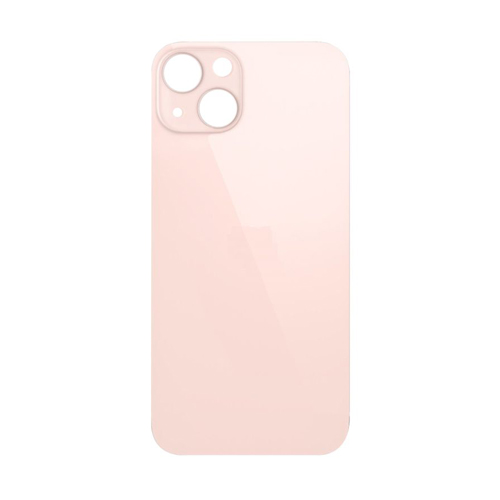 Back Glass Compatible for iPhone 13 Mini (Large Camera Hole) (Aftermarket) - Pink