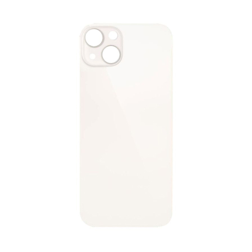 Back Glass Compatible for iPhone 13 Mini (Large Camera Hole) (Aftermarket) - Starlight
