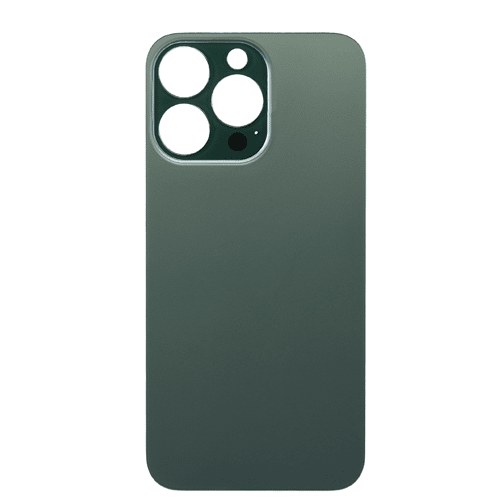 Back Glass Compatible for iPhone 13 Pro (Large Camera Hole) (Aftermarket) - Alpine Green