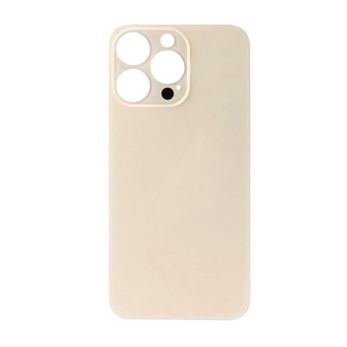 Back Glass Compatible for iPhone 13 Pro Max (Large Camera Hole) (Aftermarket) - Gold