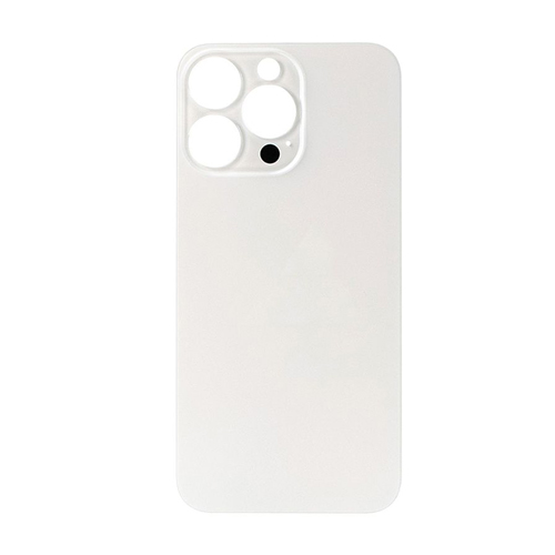Back Glass Compatible for iPhone 13 Pro (Large Camera Hole) (Aftermarket) - Silver