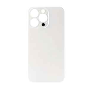 Back Glass Compatible for iPhone 13 Pro (Large Camera Hole) (Premium) - Silver
