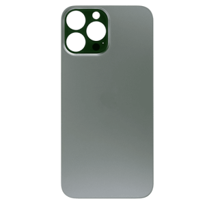 Back Glass Compatible for iPhone 13 Pro Max (Large Camera Hole) (Premium) - Alpine Green